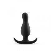Anal Adventures Platinum - Curve Anaal Plug - Zwart - PlayForFun
